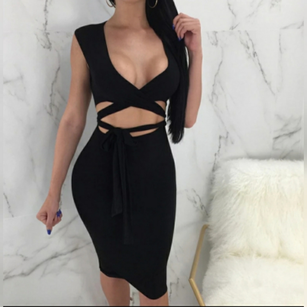 Wrap Tie Dress